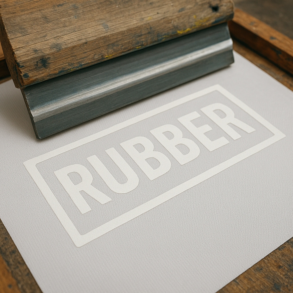 sablon rubber